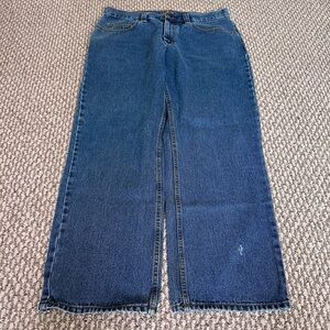 Schmidt Workwear Blue Denim Jeans Men’s 34 Relaxed Fit